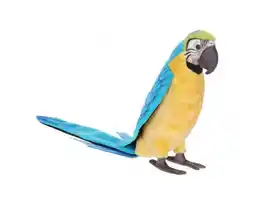 Walmart Hansa Blue and Gold Macaw Plush Toy offer