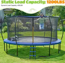 Walmart ORCC Trampoline for Kids Adults 1200 lbs Capacity Outdoor Trampolines 16 15 14 12 10ft offer
