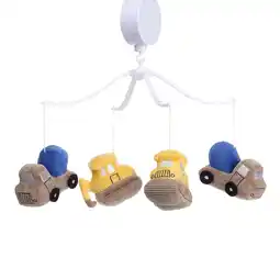 Walmart Bedtime Originals Construction Zone Musical Baby Crib Mobile Soother Toy- Trucks offer
