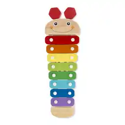 Walmart Melissa & Doug Caterpillar Xylophone Musical Toy With Wooden Mallets 15.25 x 6.5 x 1.5 offer