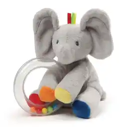 Walmart Gund Baby Flappy the Elephant Rattle Plush Toy, 5 offer