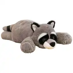 Walmart BESTSKY Weighted Stuffed Animal,Adorable Raccoon Plush Toy,Large Hugging Pillow for Bed offer