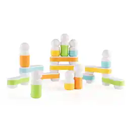 Walmart Guidecraft Grippies Links - 16 Piece Set, Stem Soft Grip Magnetic Building Toy for Toddlers offer