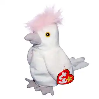 Walmart Ty Beanie Baby: Kuku the Cockatoo | Stuffed Animal | MWMT offer