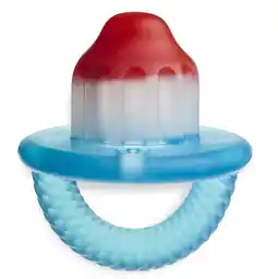 Walmart Itzy Ritzy Unisex Teensy Teether - Hero Pop Red, White, and Blue offer