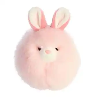 Walmart Aurora 5 in. Vibrant Spring Bunny Puff Decorative Charm Endless Fun Stuffed Animal Plush Toy, Pink offer