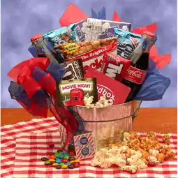 Walmart Gift Basket Dropshipping A Movie Night Gift Pail offer
