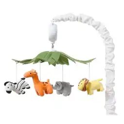 Walmart The Peanutshell Safari Animals Musical Crib Mobile for Baby Boys & Girls offer