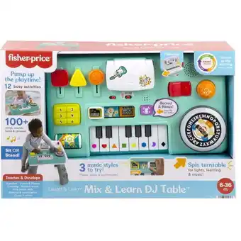 Walmart Fisher-Price Fisher-Price Laugh & Learn Mix & Learn DJ Table offer