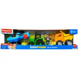Walmart Fisher Price Little People Time to Work Set offer