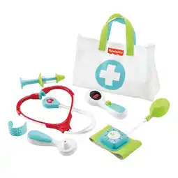 Walmart Fisher-Price Medical Kit 7-Piece Doctor Toys Preschool Pretend Play Set for Ages 3+ years offer