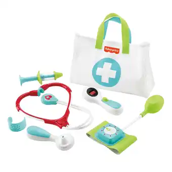 Walmart Fisher-Price Medical Kit 7-Piece Doctor Toys Preschool Pretend Play Set for Ages 3+ years offer