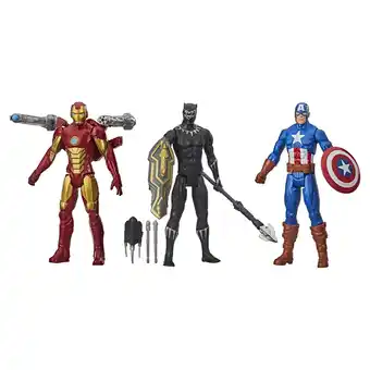 Walmart Marvel: Avengers Titan Hero Series Captain America, Black Panther, and Iron Man Action Figure Set offer