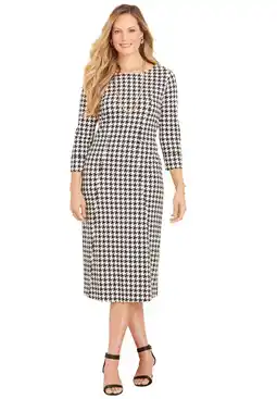 Walmart Catherines Women's Plus Size Liz&Me Ponte Knit Dress offer