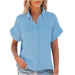 Walmart Patlollav Womens Tshirts,Women's Short Sleeve Tops Fashion Print Casual Loose Blouse offer