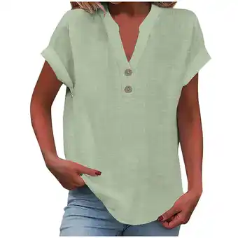 Walmart Button Women Ladies Clothing Loose Shirt Chiffon Zipper Long Sleeves Plus Size Tops offer