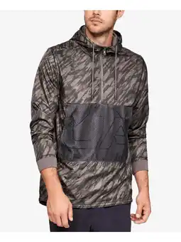 Walmart Under Armour Mens Camo-print Windbreaker Jacket, Green, Large offer