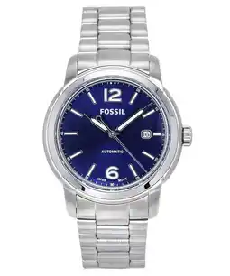 Walmart Fossil Heritage Stainless Steel Blue Dial Automatic ME3244 Men's Watch offer