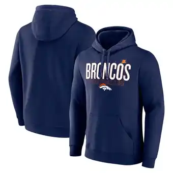 Walmart Men's Fanatics Navy Denver Broncos Pylon Outline Pullover Hoodie offer
