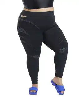 Walmart Reebok Plus Size Reebok X Cardi B Leggings - Black Size 4X MSRP $75 offer