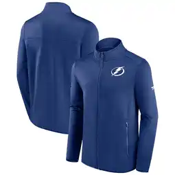 Walmart Men's Fanatics Blue Tampa Bay Lightning Authentic Pro Rink Fleece Full-Zip Jacket offer