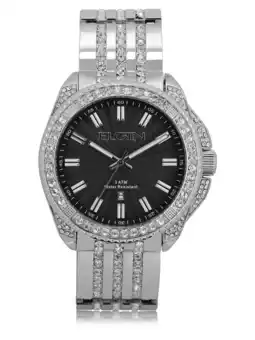 Walmart Elgin FG Adult Male Analog Watch, Silver, Round Black Dial (FG170014) offer