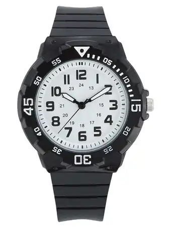 Walmart George Men's Black Strap Watch offer