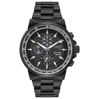 Walmart Citizen Men's Eco-Drive Marvel Black Panther Watch CA0297-52W offer