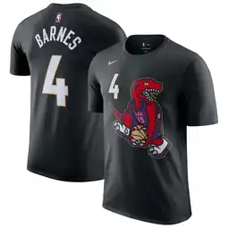 Walmart Men's Nike Scottie Barnes Black Toronto Raptors 2024/25 City Edition Name & Number T-Shirt offer