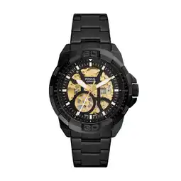 Walmart Fossil 0's Bronson Automatic, Black Stainless Steel Watch offer