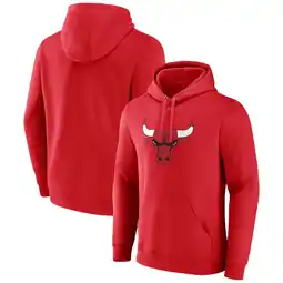 Walmart Men's Fanatics Red Chicago Bulls Primary Logo Pullover Hoodie offer