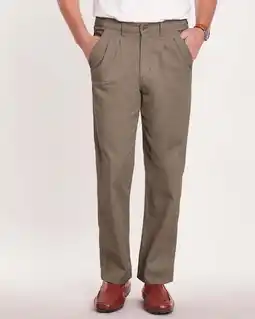 Walmart Blair Mens Johnblairflex Relaxed-Fit Back-Elastic Twill And Denim Pants offer