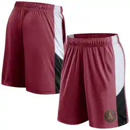 Walmart Men's Fanatics Red Atlanta United FC Prep Squad Shorts offer