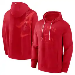 Walmart Men's Nike Red Atlanta Braves Statement Ball Game Pullover Hoodie offer