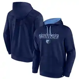 Walmart Men's Fanatics Navy Memphis Grizzlies Defender Fleece Pullover Hoodie offer
