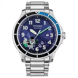 Walmart Citizen Men's Eco-Drive Disney Mickey Mouse Water Sport Watch - AW1529-81W offer