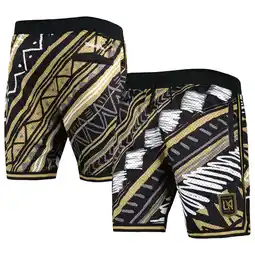 Walmart Men's Mitchell & Ness Black LAFC Tribal Fashion Shorts offer
