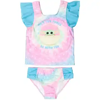 Walmart Star Wars The Child Big Girls Pullover Tankini Top and Bikini Bottom Swim Set Little Kid to Big Kid offer