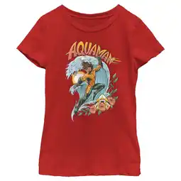 Walmart Girl's Aquaman and the Lost Kingdom Retro Action Pose Graphic Tee Red X Large offer