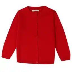 Walmart SnnmBlm Baby Boys Girls Button-Down Cardigan Toddler Cotton Knit Sweater 1-5t Kid Red 4 offer