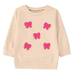 Walmart ZPWKLM Casual Bow Embroidered Print Long Sleeve Pullover Shirt For Infnat Top For Kids size 6-12M offer