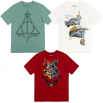 Walmart Harry Potter Little Boys 3 Pack T-Shirts Little Kid to Big offer