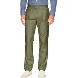 Walmart Calvin Klein Mens Sateen Casual Chino Pants, Green, 32W x 32L offer