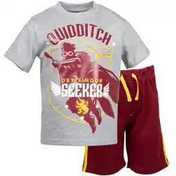 Walmart Harry Potter Little Boys Athletic Pullover T-Shirt Mesh Shorts Outfit Set Little Kid to Big Kid offer