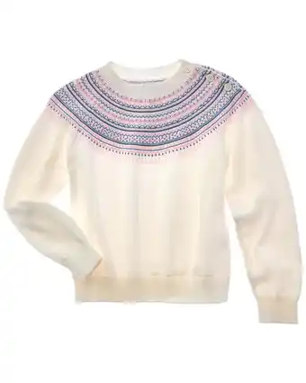 Walmart Rachel Riley girls Fairisle Sweater, 3Y offer