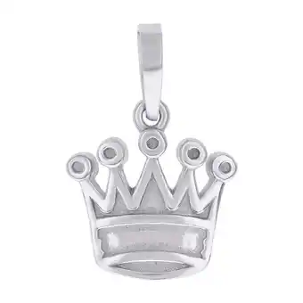 Walmart 925 Sterling Silver Mens Crown Fashion Charm Pendant Necklace for Men - 1.3 Grams offer