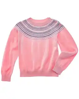 Walmart Rachel Riley girls Fairisle Sweater, 5Y offer