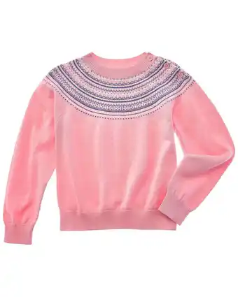 Walmart Rachel Riley girls Fairisle Sweater, 5Y offer