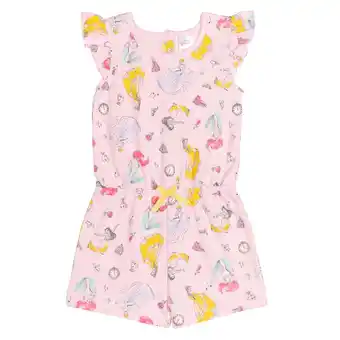 Walmart Disney Princess Belle Cinderella Ariel Toddler Girls Romper Infant to Big Kid offer