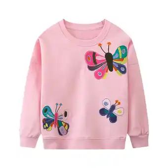 Walmart ZPWKLM Sweat Crewneck For Girl Boy Graphic Print Long Sleeve Pullover Blouse For Kids size 3-4T offer